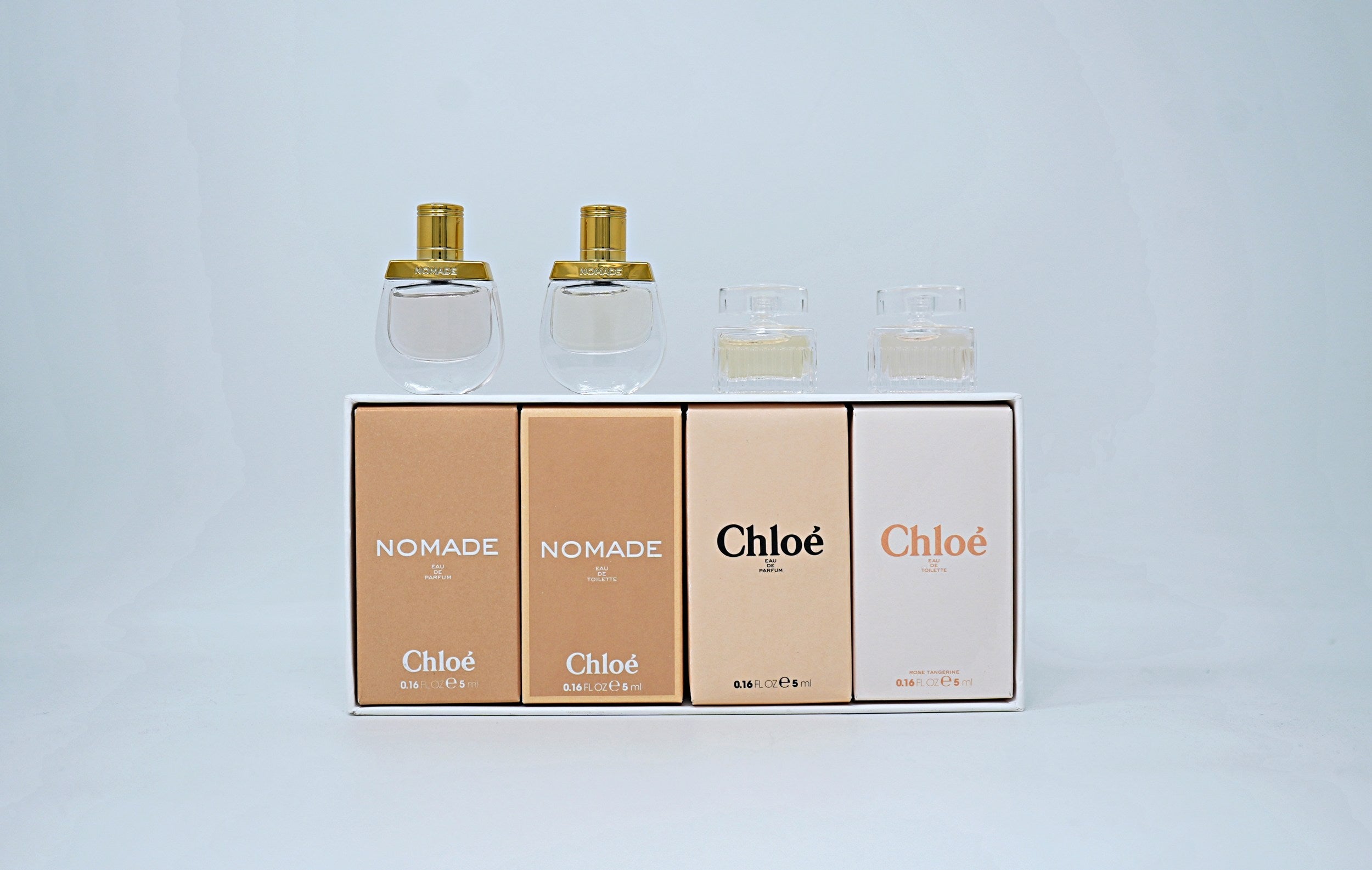 CHLOE(W)(W/B)4PC MINI SET 5ML X (NOMADE EDT,ROSE TANGERINE EDT,CHLOE EDP,NOMADE EDP)