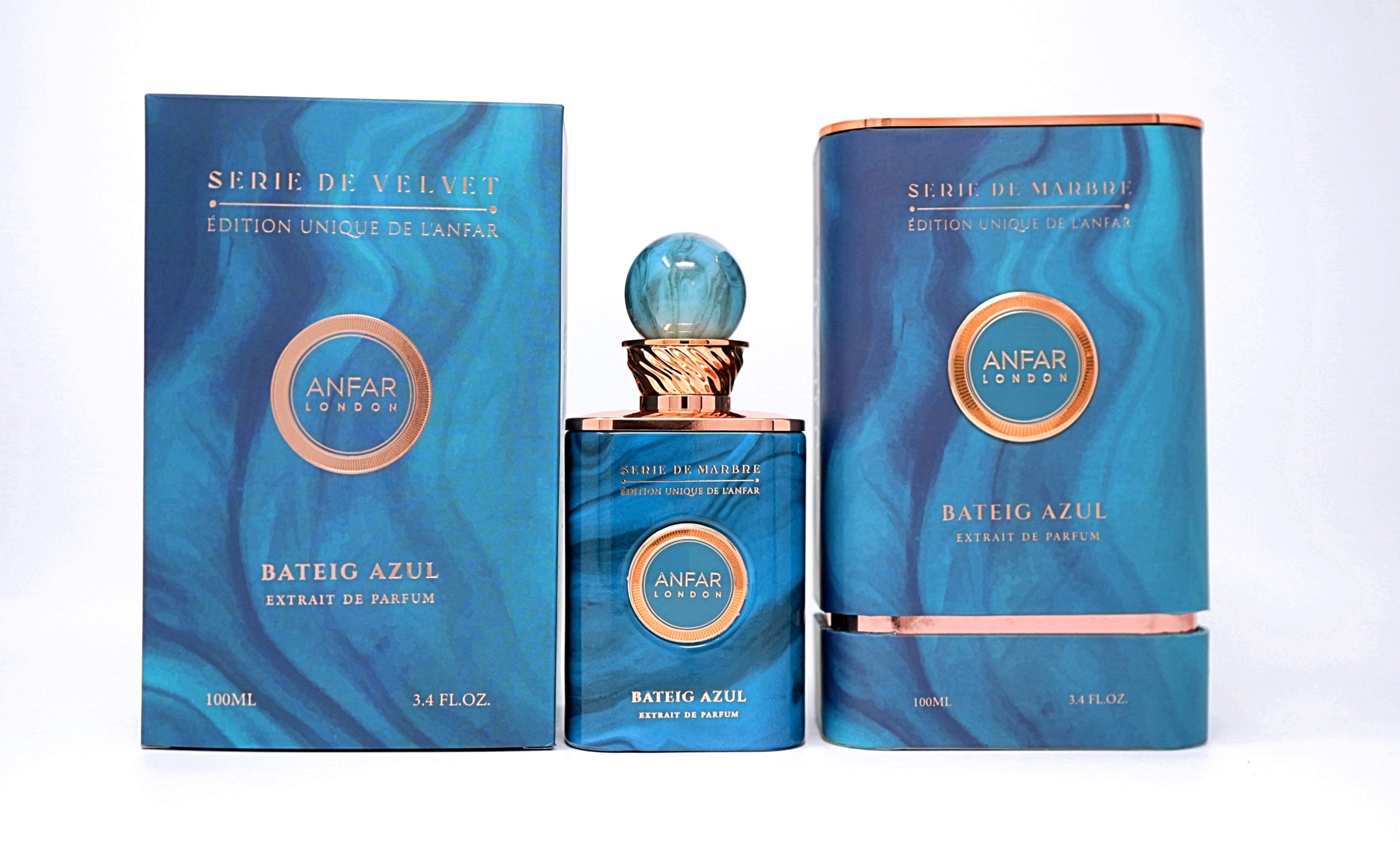 ANFAR LONDON BATEIG AZUL(U)EXTRAIT DE PARFUM SP 3.4oz(LI FREE)
