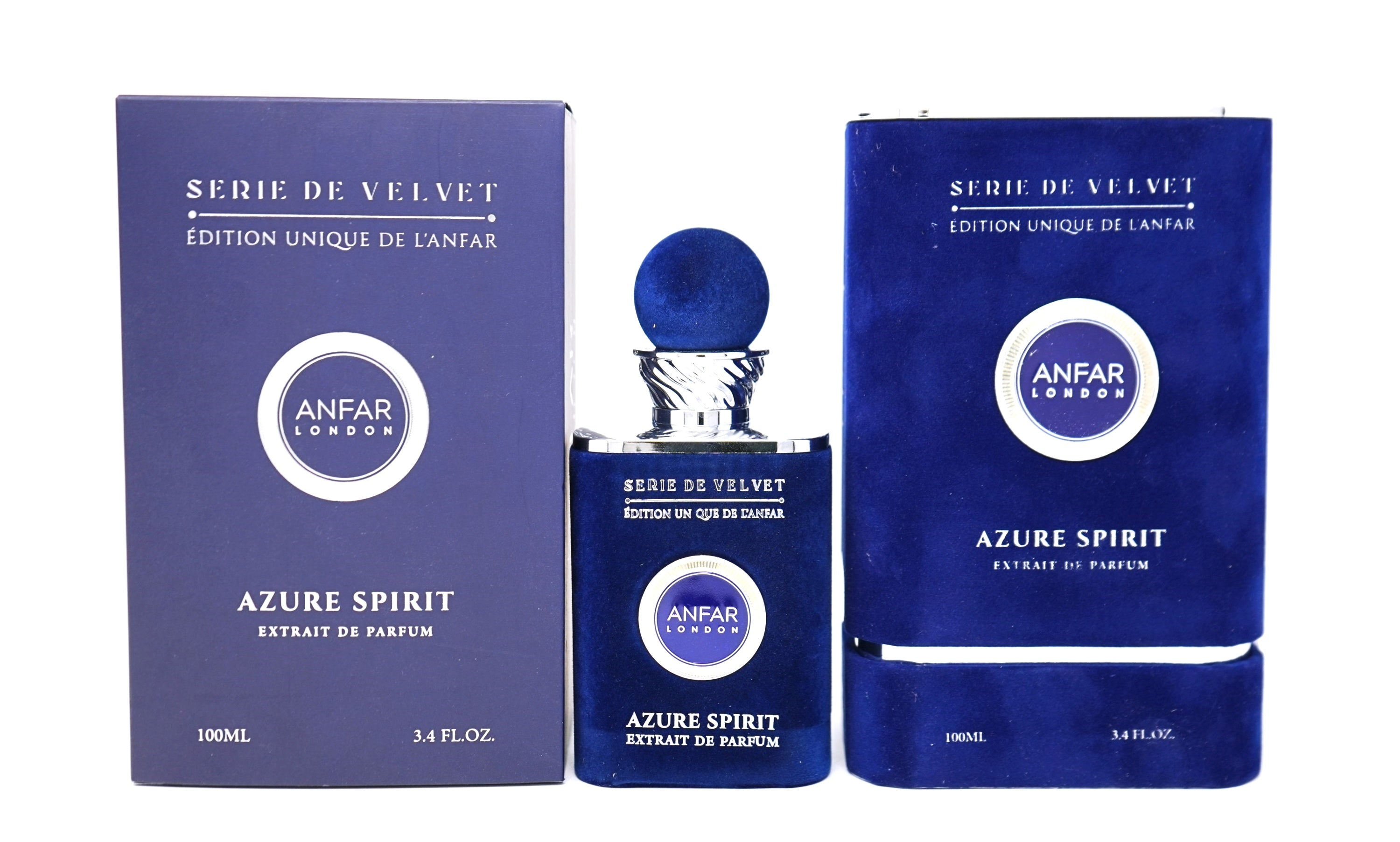 ANFAR LONDON AZURE SPIRIT(M)EXTRAIT DE PARFUM SP 3.4oz(LI FREE)